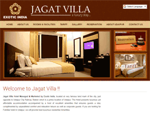 Tablet Screenshot of jagatvilla.com